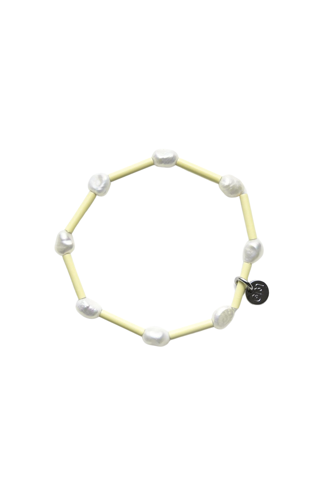 Stretchy Pearly Bracelet - Butter