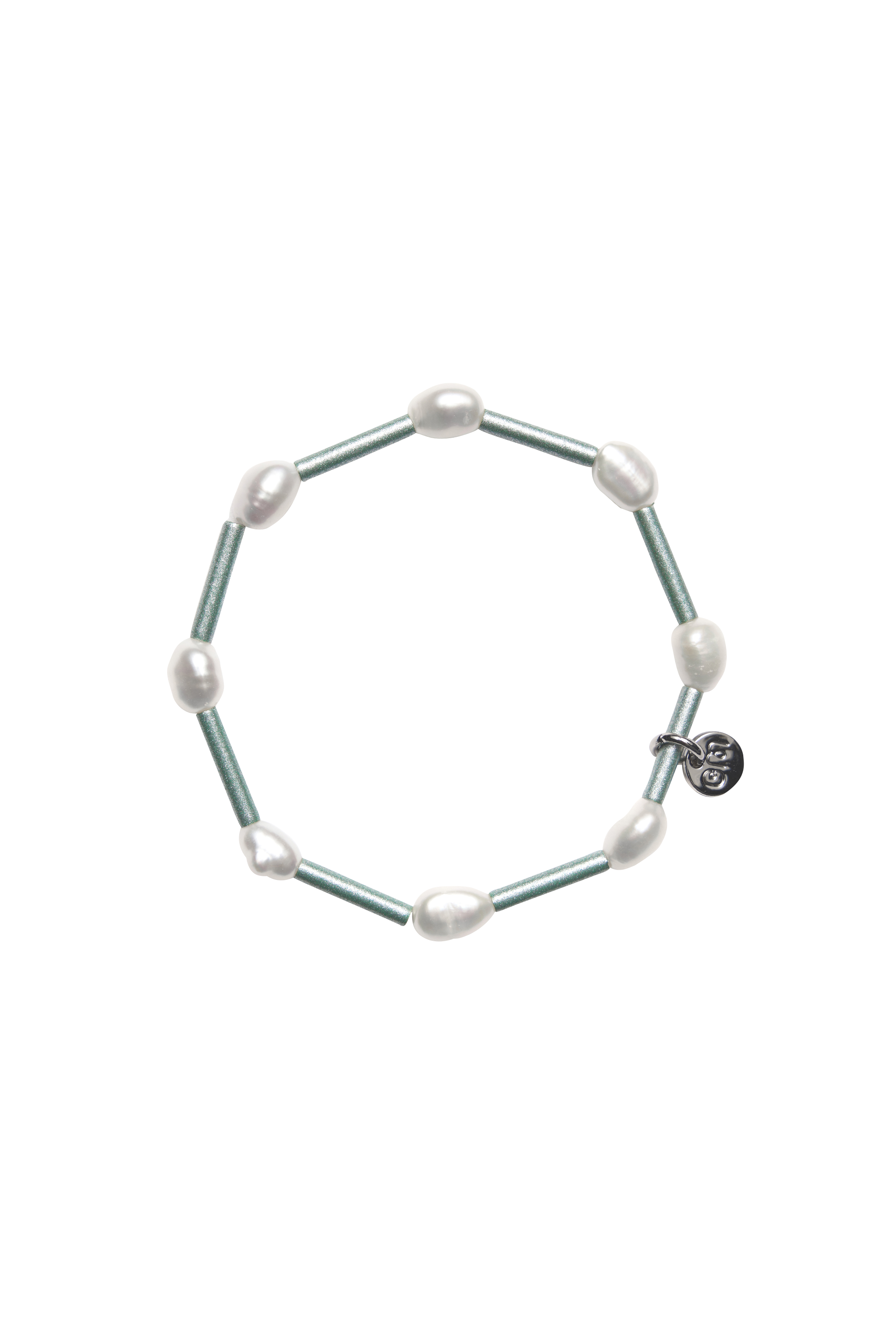 Stretchy Pearly Bracelet - Frozen Seawater