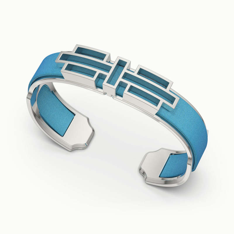 Ban Zu Silk Cuff - Turquoise