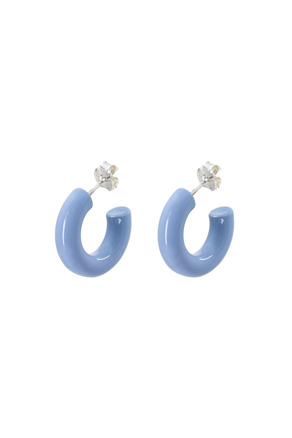 Chroma Hoop Earring - Powder Blue