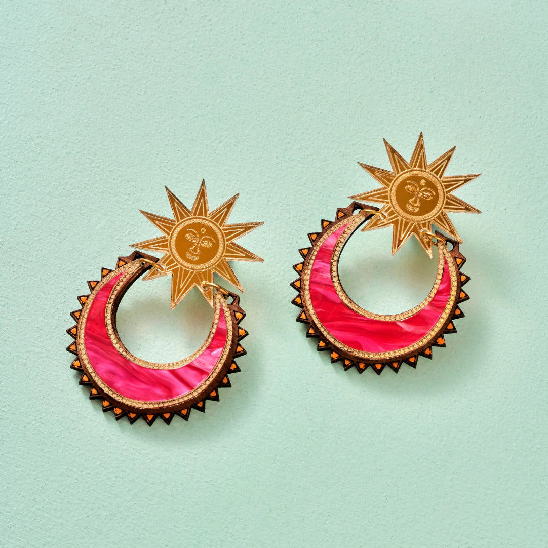 Sun Chand Earrings