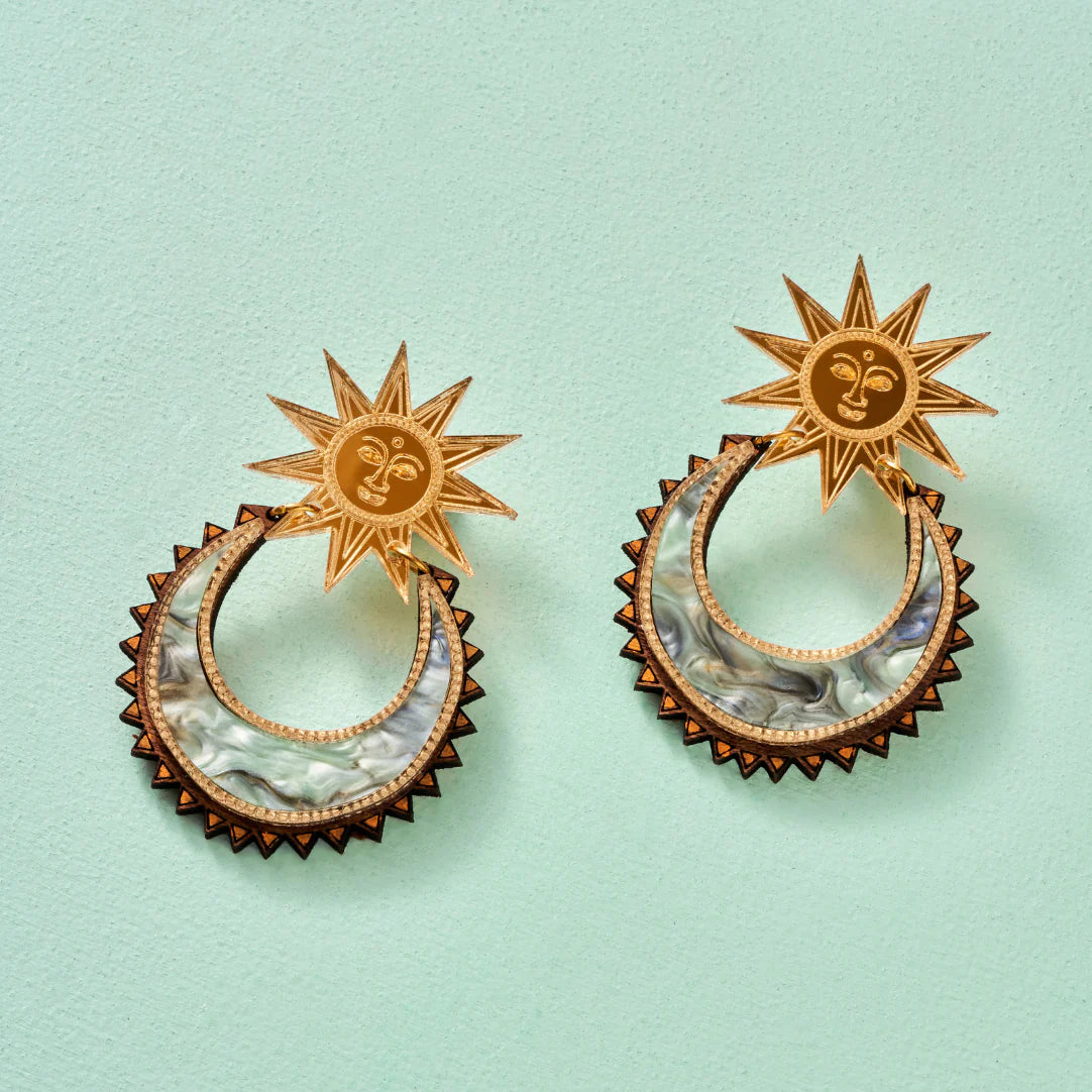 Sun Chand Earrings