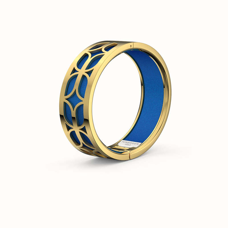 Kawung Bangle - Celestial Blue