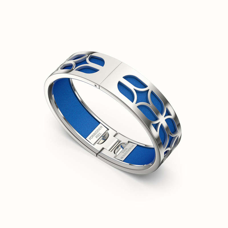 Kawung Bangle - Celestial Blue