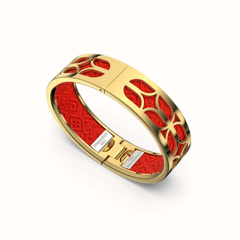 Kawung Bangle - Dragon Red