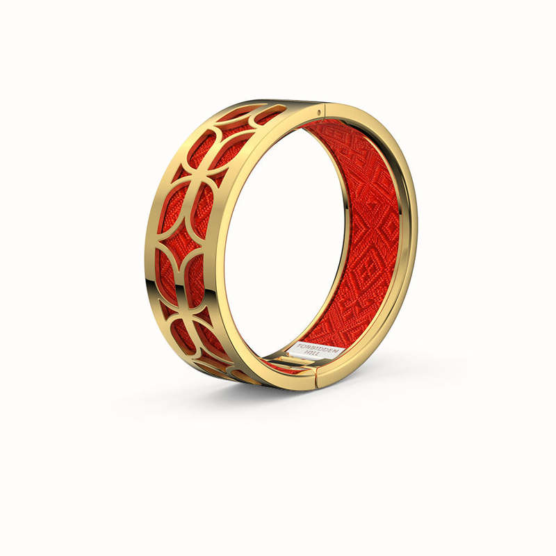 Kawung Bangle - Dragon Red