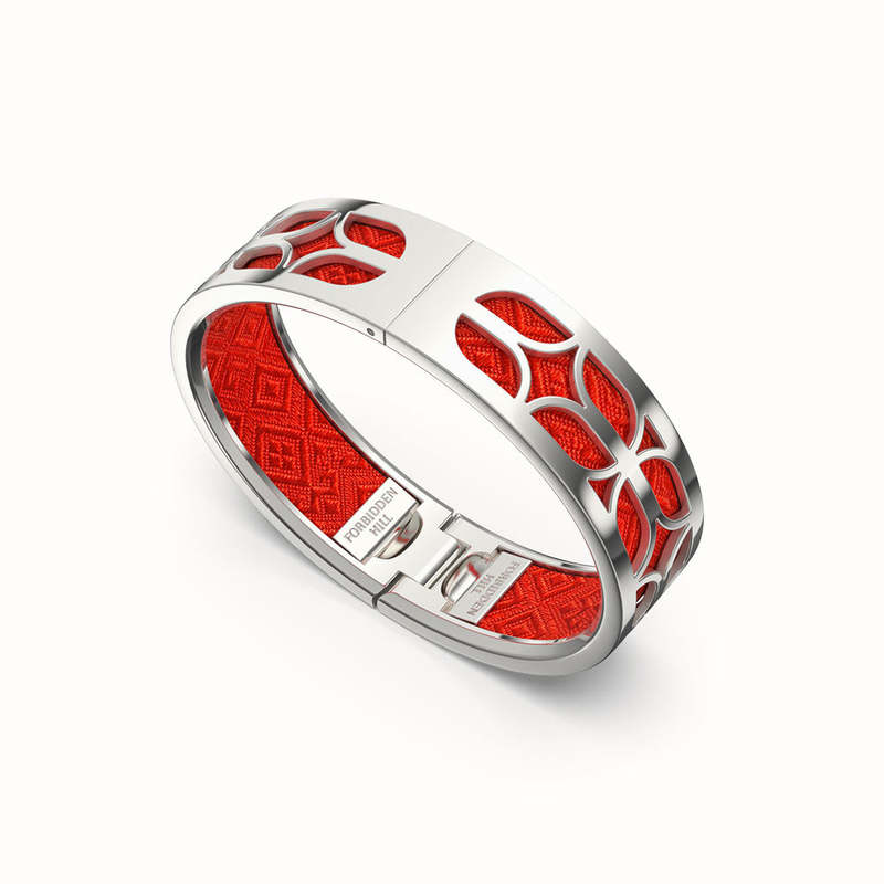 Kawung Bangle - Dragon Red