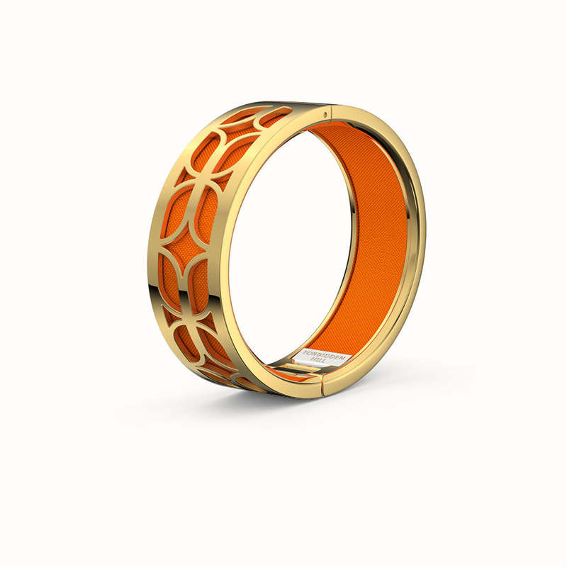 Kawung Bangle - Lava Orange