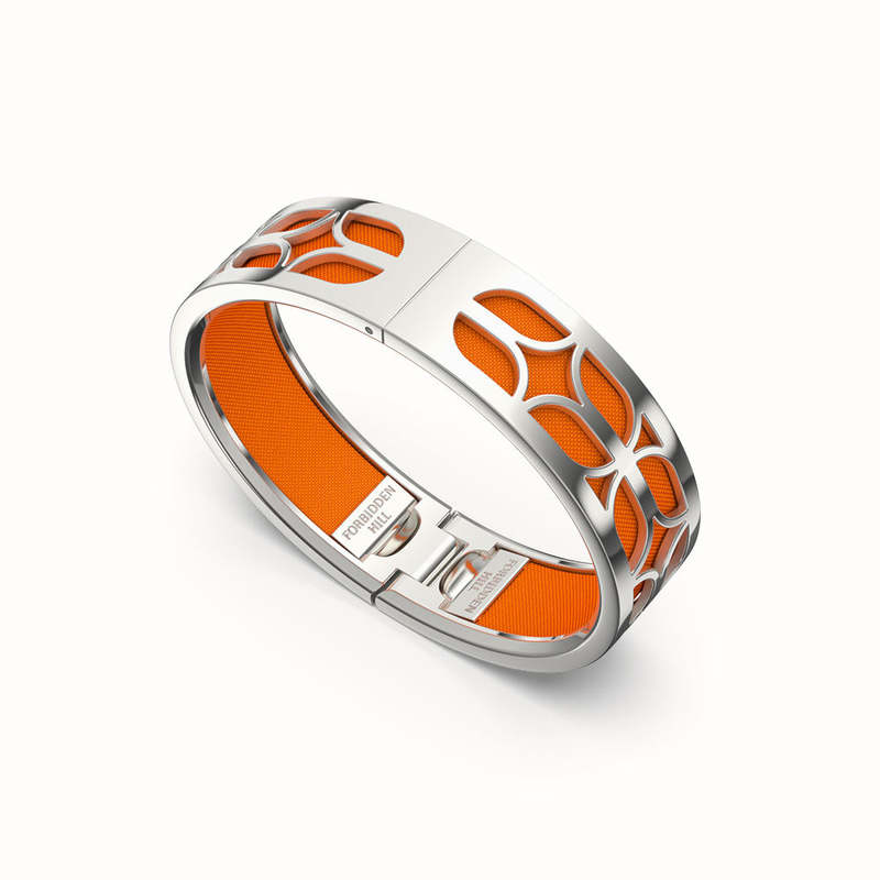 Kawung Bangle - Lava Orange