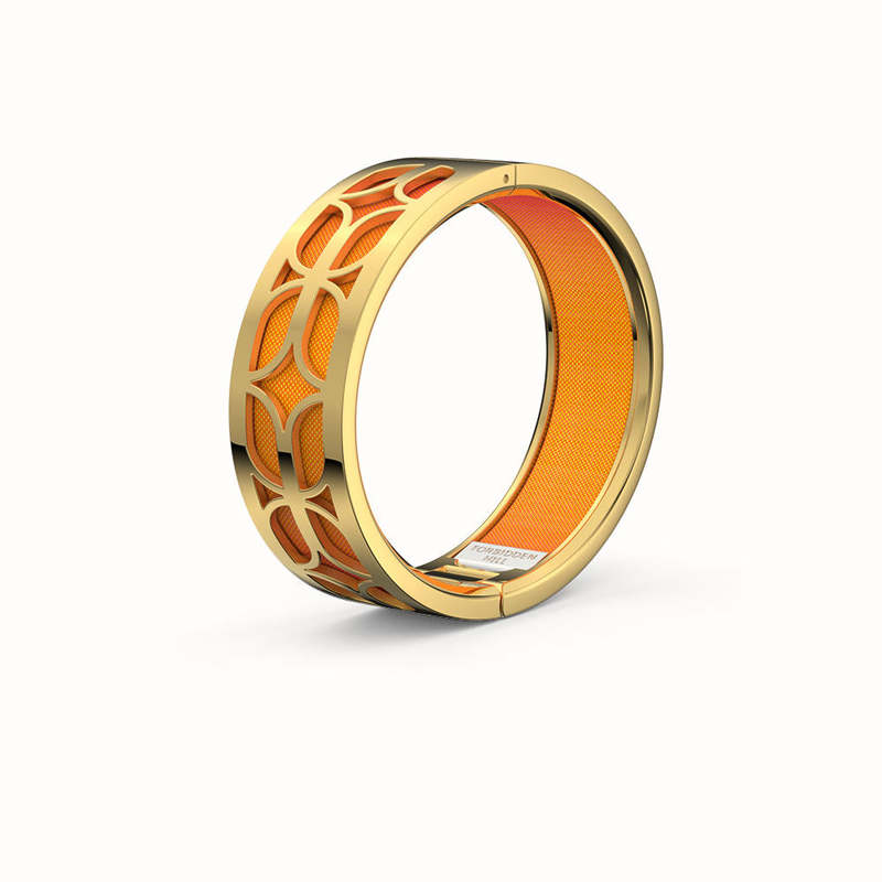 Kawung Bangle - Sunset Orange