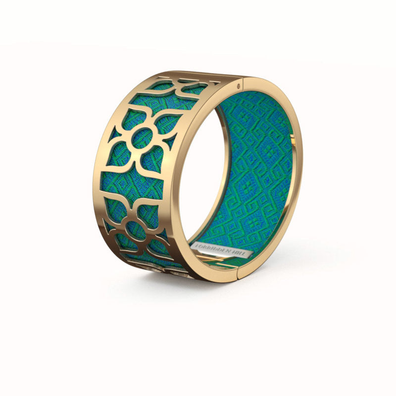 Lotus Bangle - Andaman Green