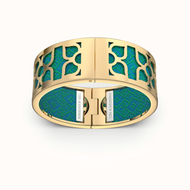 Lotus Bangle - Andaman Green