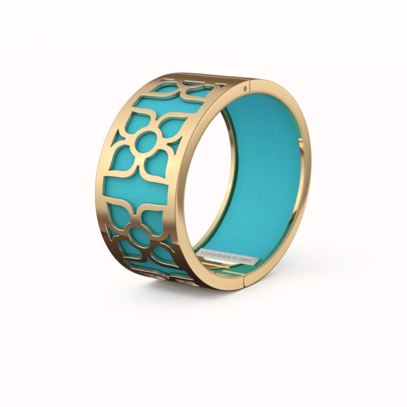 Lotus Bangle - Turquoise